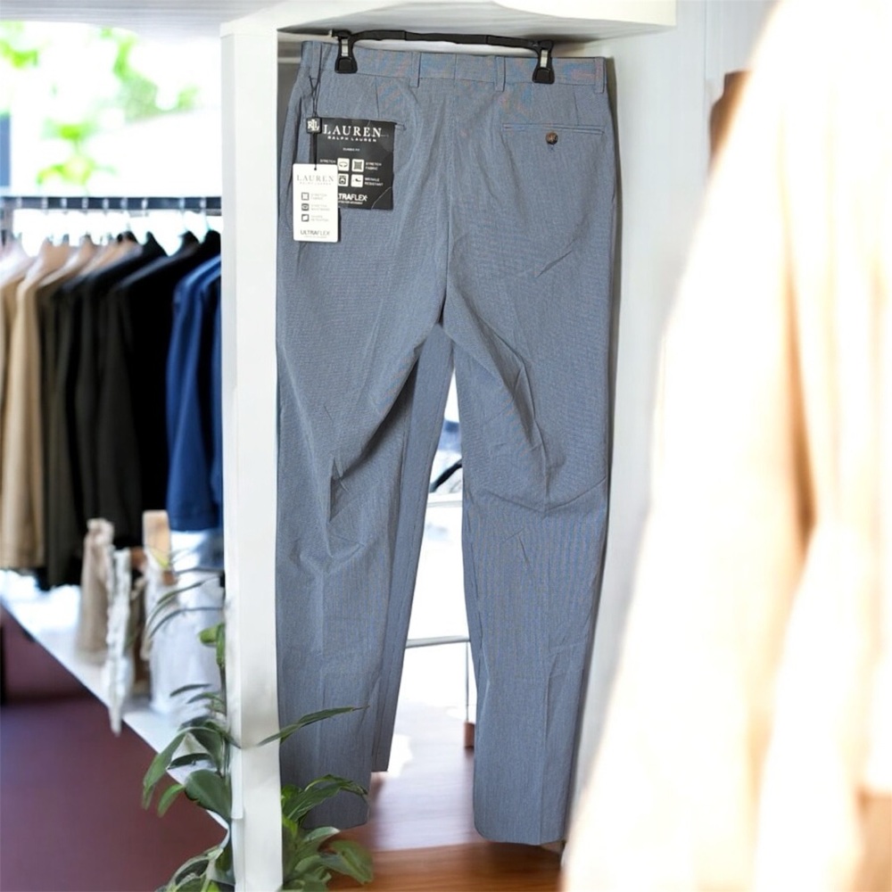 Lauren Ralph Lauren Men's Sky Blue Dress Pants - Picture 2 of 6